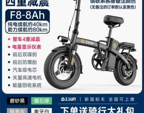 全新没用过,因外出工作出手 德国尊尚折叠电...