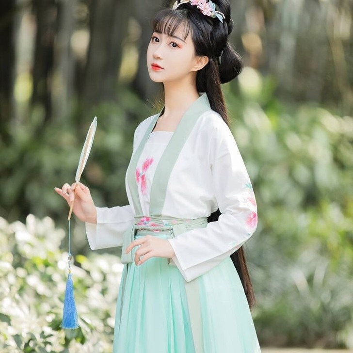 白菜汉服茗月萱绝版花辞三件套