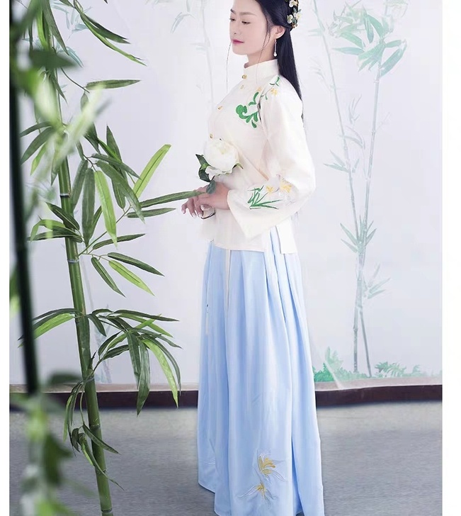 千韵岗汉服幽兰