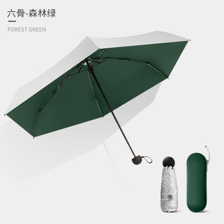 UPF50+双层钛银伞防紫外线晴雨天两用遮...