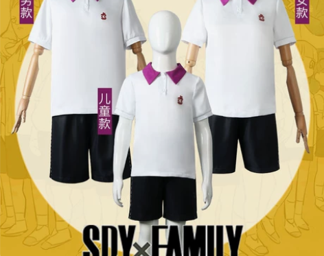 间谍过家家cos躲避球队服达米安阿尼亚贝姬...