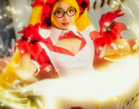 王者荣耀COS服安琪拉魔法小厨娘 只穿过一...