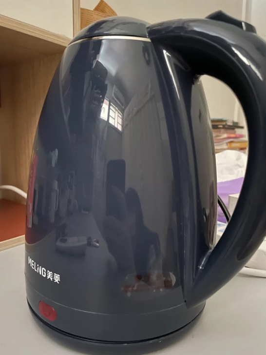 美菱电热水壶家用不锈钢电热保温一体烧水壶自...