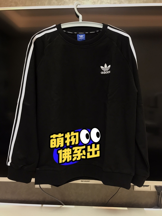 春秋情侣款纯棉卫衣新款圆领长袖套头衫潮牌i...