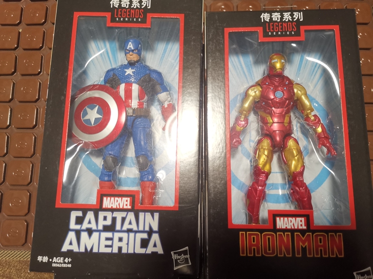 Marvel legends美国队长钢铁侠...