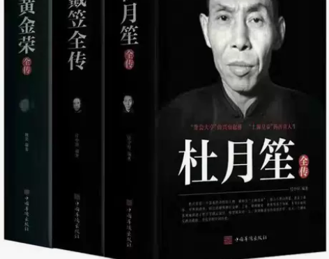 杜月笙全传传戴笠黄金荣民国历史人物黑道小说...