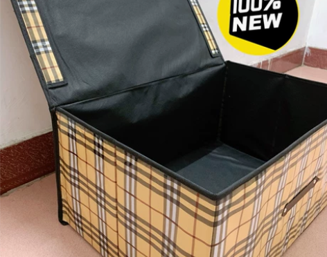 【闲置处理】装衣服收纳箱特大号家用布艺整理...