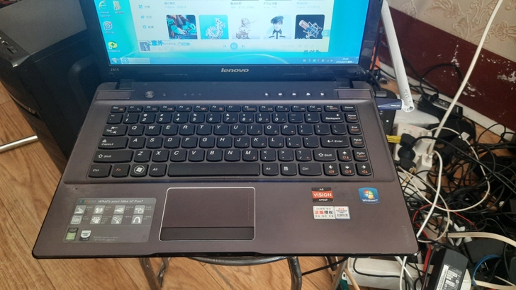 联想四核笔记本电脑。内存4g,120g固态...