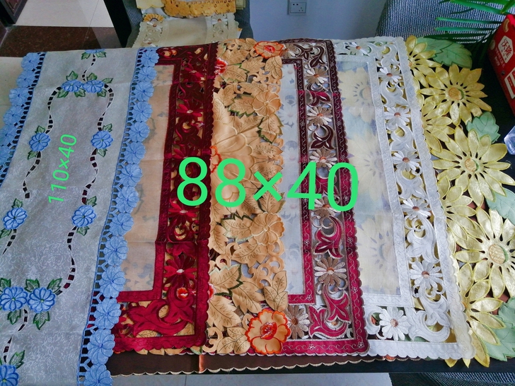 清仓捡漏桌布文艺茶几台布钩花床头盖布复古文...