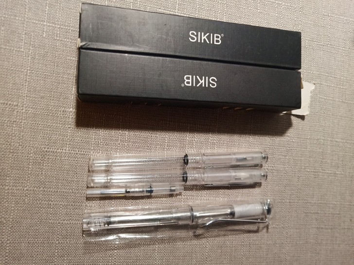 派顿钢笔ef*2(带一个旋转上墨器)