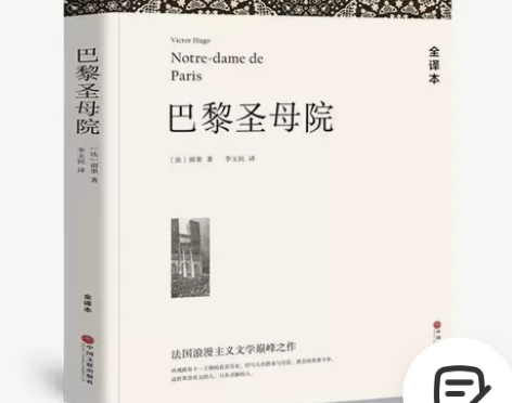 巴黎圣母院全译本无删节世界经典文学名著青少...