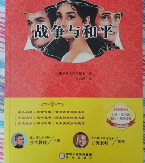 初中课外读物《战争与和平》，有点旧了，孩子...