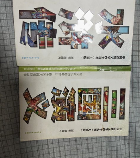 两本书分别是三国演义和水浒传儿童版有拼音的...