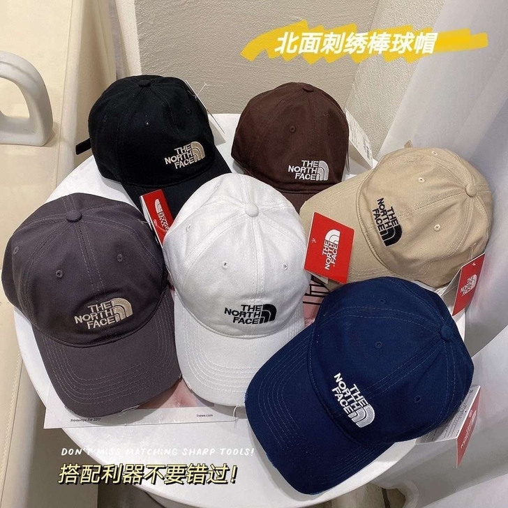 TNF 北面帽子户外男女情侣款鸭舌帽棒球帽...