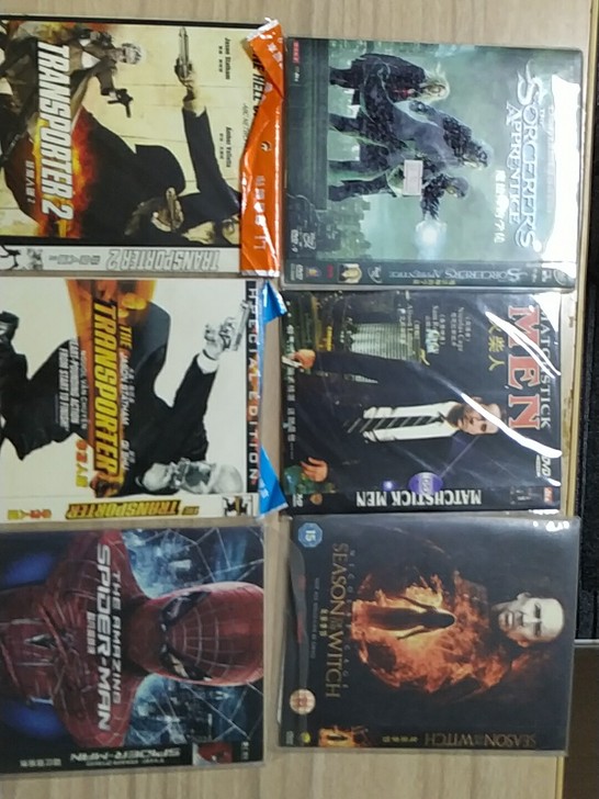 简装国外dvd影碟影片，4元一张，运费10...