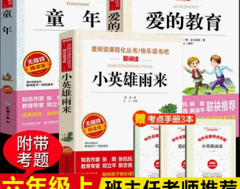 爱的教育小英雄雨来童年书高尔基正版原著六年...