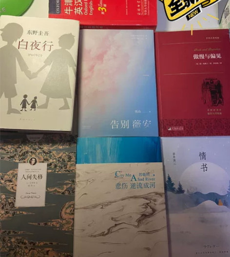 白夜行,人间失格,傲慢与偏见,情书,悲伤逆...