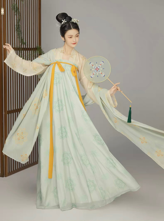 柒邑【忆长安】唐制汉服齐胸衫裙