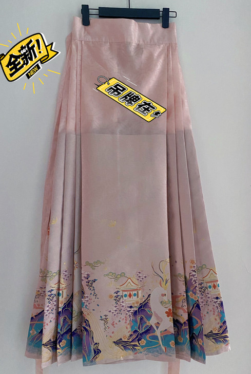 天机云锦 仙麓踪马面裙 织金仿妆花明制汉服...