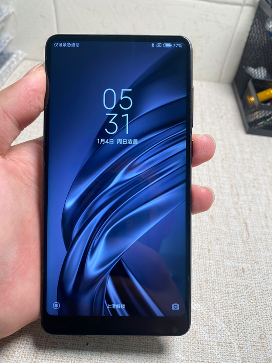 小米mix 2s 黑色6+128g,双卡全...