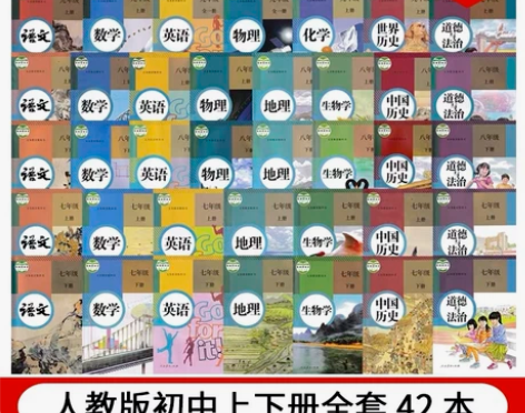 书初中高中课本全套 二手人教版高中语文数...