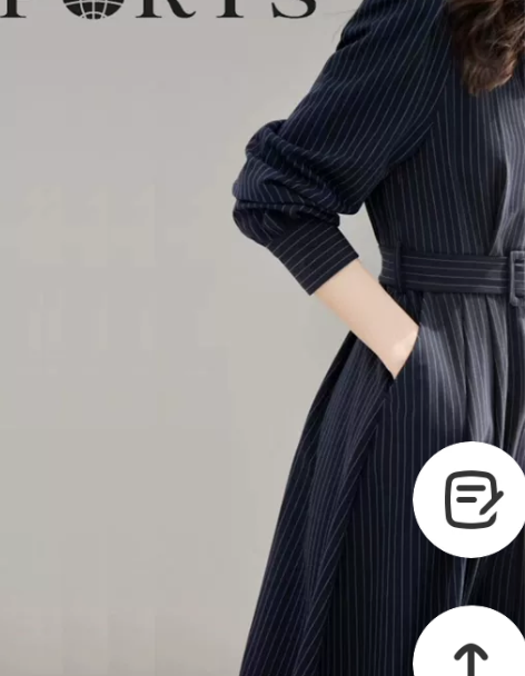 宝姿翻领长袖连衣裙女2022秋季新款简约通...
