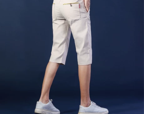 夏季薄款短裤男修身百搭潮流大码七分裤学生纯...