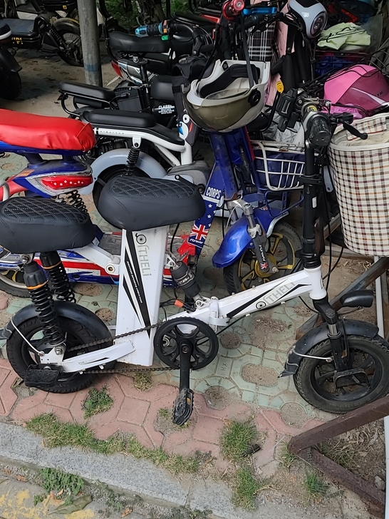 琦利折叠电动自行车成人小型电瓶助力车锂电池...