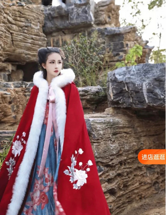 游园惊梦如梦令斗篷