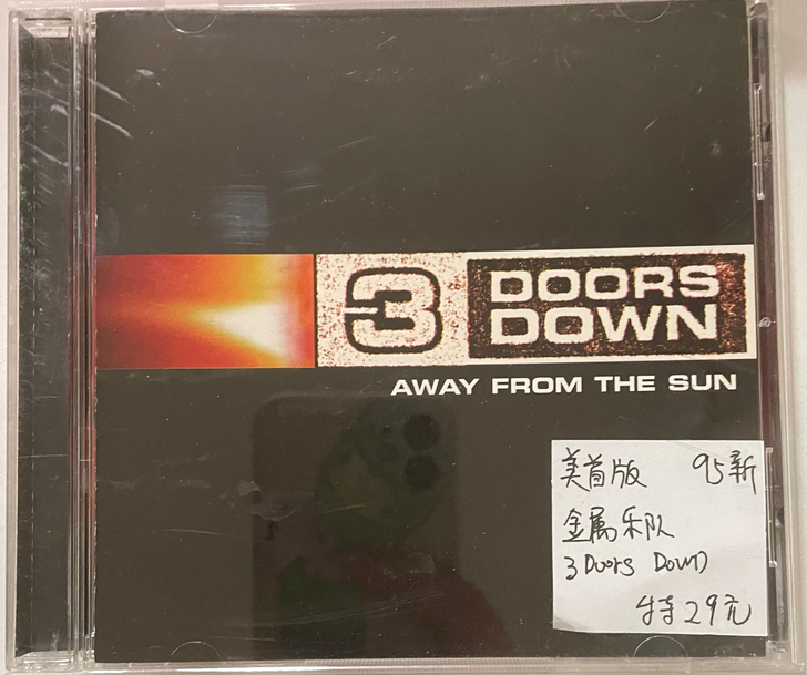 美首版 95新 金属乐队 3DOORS D...