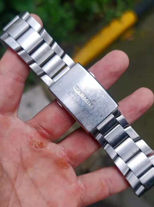 原装garmin佳明手表钛合金表带,钛银色...