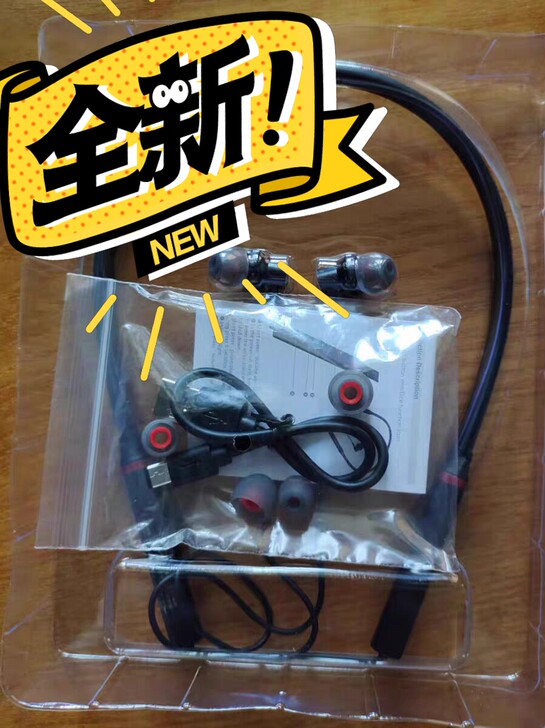 联想HE05x无线运动型跑步蓝牙耳机颈挂脖...