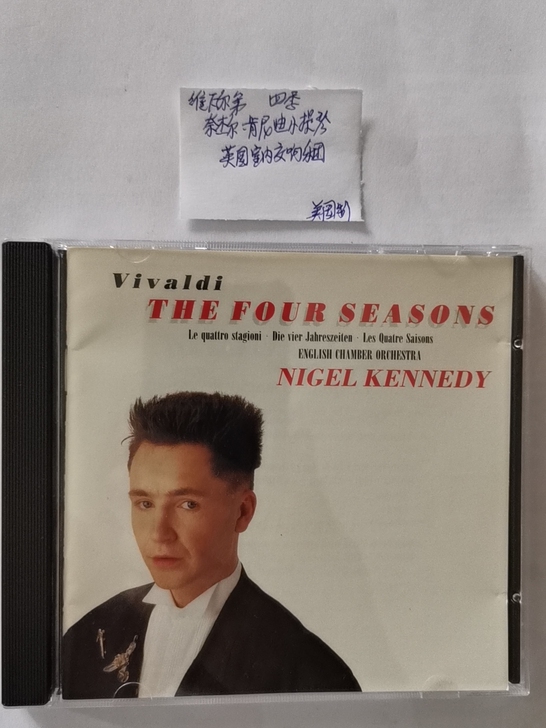 维瓦尔第《四季》CD，奈杰尔：肯尼迪小提琴...