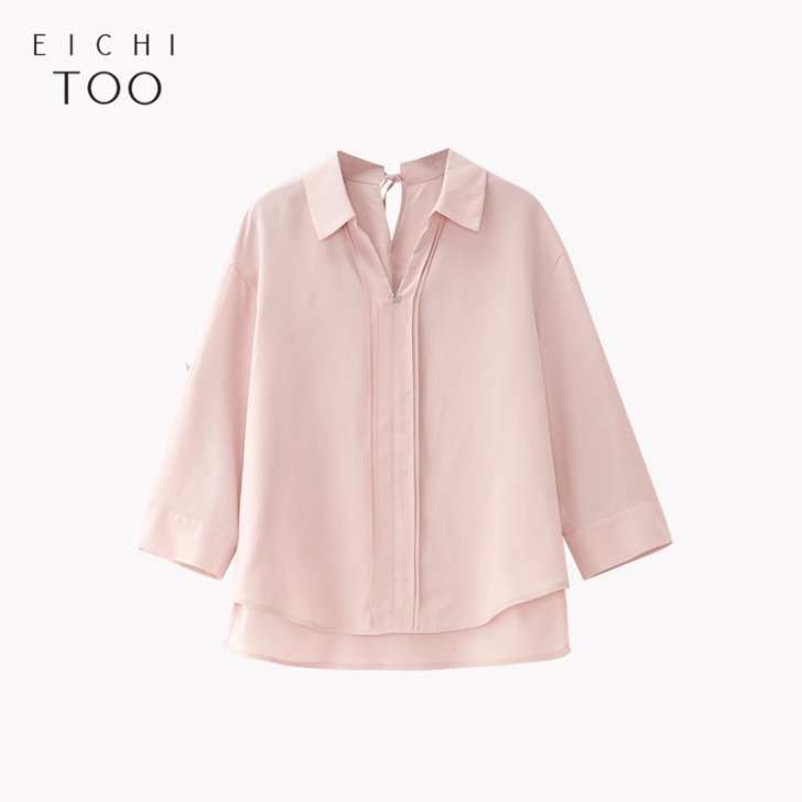 EICHITOO/爱居兔 蕾丝雪纺衫