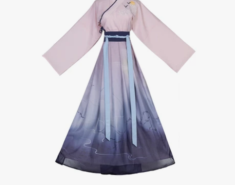 汉尚华莲度幕帘传统正品原创汉服女绣花交领襦...