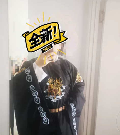 全新 汉服,仅试穿,驾驭不了。全新绣花汉服...