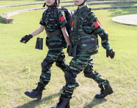 儿童迷彩服套装特种兵军装警装幼儿军训服演出...