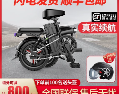 【38活动价】德国名顶折叠电动自行车锂电池...