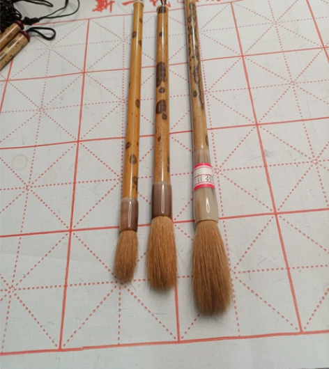 ［捡漏］香妃.梅鹿竹镶嵌牛角斗纯狼大中小楷...
