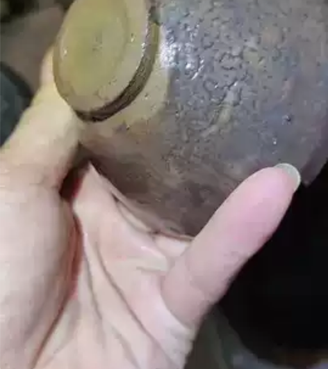 建窑建盏之 紫金灰呗斗笠盏 喝茶,收藏佳品...
