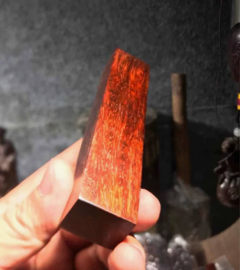 印度小叶紫檀，琴料，小镇纸，压方，印章 高...