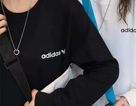 Adidas/三叶草卡通小熊情侣款圆领卫衣...