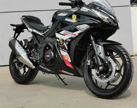 全新V6R3趴赛400双缸水冷摩托车跑车地...