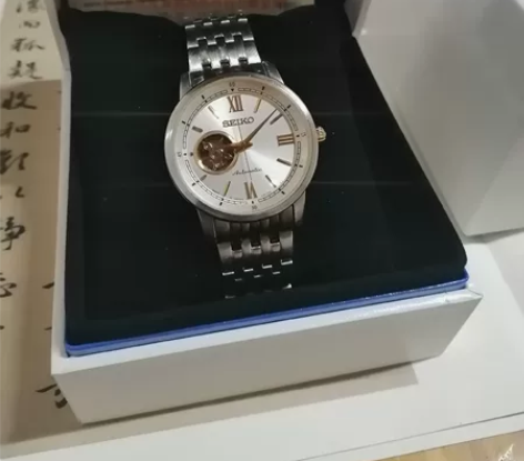 专柜购买的正宗精工领航机械手表，精工4R3...