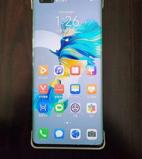 华为M40P 128G 白色 5G机...
