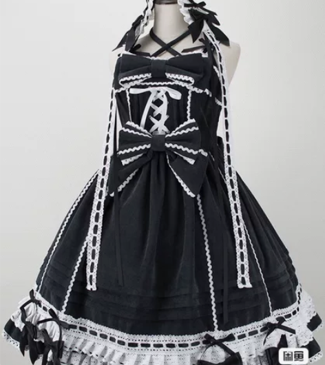 （收）平成魔女彩虹诗黑白m/L 只要jsk
