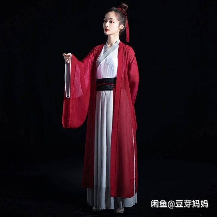 汉服女剧本杀班服学生中国风正品交领齐腰襦裙...