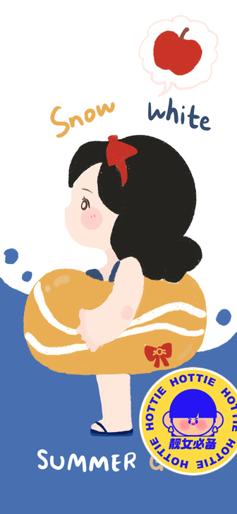 接简单的插画，ps源文件或图片修改 p图