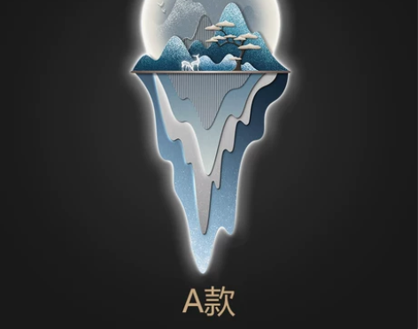 现代轻奢玄关装饰画led灯壁画大气高级感入...