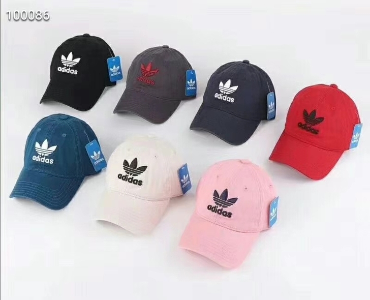全新Adidas阿迪达斯水洗全棉棒球帽男女...